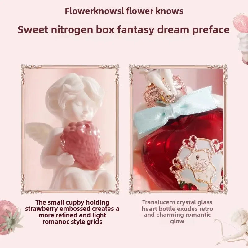 Flowerknows Moonlight Mermaid Perfume Flower Know Makeup Fruit Grapefruit Long Lasting Personal Perfume Eau De Parfum 50ML
